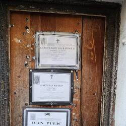 Interesting obituaries posted around town in quite a few places