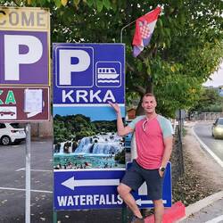 Dramatically assisting with the signs 🎉
