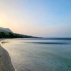 Plaža Slatina, fresh in the morning