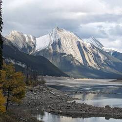 Medicine Lake later in the day