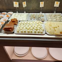 The cheese selection.