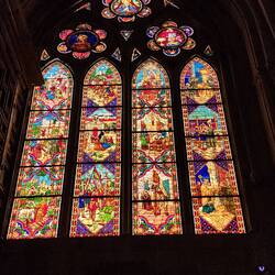 More stained glass.