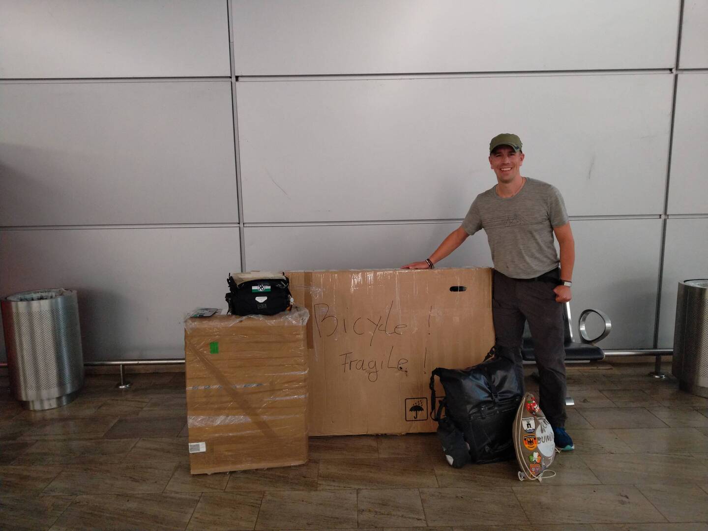 alle Pakete sind heile in Tel Aviv angekommen