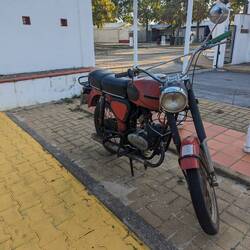 Zündapp vom Campingplatz Besitzer