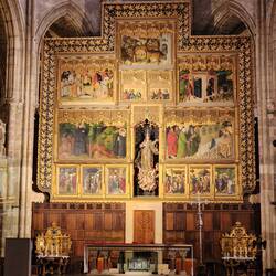 Altar piece of the Cathedral.