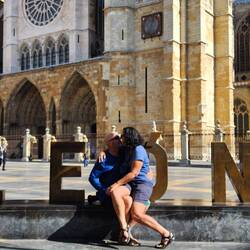 A local guy taking our picture convenenced us to do this shot