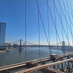 Sicht auf Manhatten Bridge