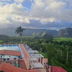 Vinales view point and Pink hotel