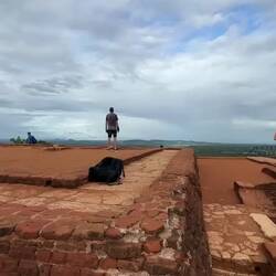 Our reenactment of the Sigiriya Rock portion of the Save A Prayer video.