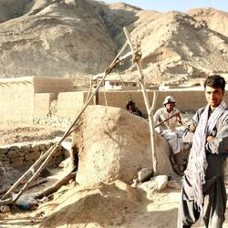 Hier wird vermutlich Brot gebacken.