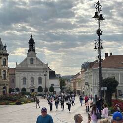 One of 12 streets converging on the main square