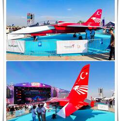 Hür Jet (Freedom Jet) ... a Mach. 1.4 military aircraft @ Teknofest — Çiğli, İzmir.