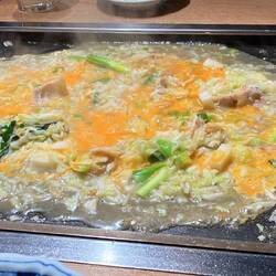 Okonomyaki - final dinner in Japan 🤤