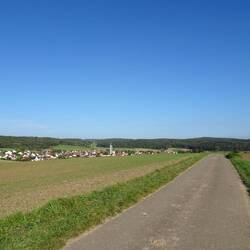 Blick zurück auf Unterliezheim