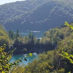 Ferry boat on the upper lake