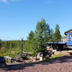 Bilck auf Männerküche