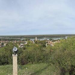The Danube as far as the eye can see