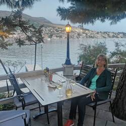 Wunderschöne Aussicht, gutes Essen