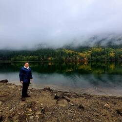 Stefan und der Silver Lake.