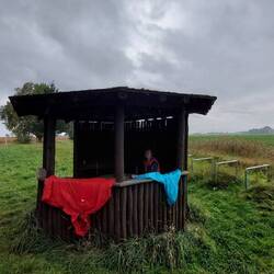 Kleine Regen- und Ponchopause!