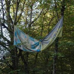 Fahnen an der Landesgrenze