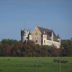 Blick zurück auf das Schloß Taxis