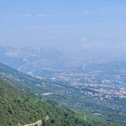 View from Memorijalni park domovinskog Ratac, over Split