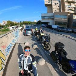 The Finale, return of the bikes to Rent-a-GS