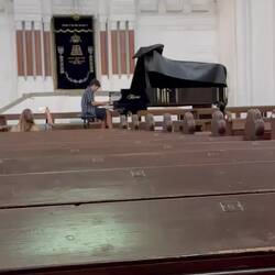 Some gentle music during our walking tour