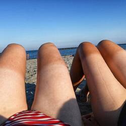 Das nennt man Radfahrerinnen Bräune