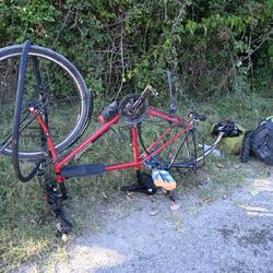 Klappe die zweite: Gleich zweimal Plattfuß an einem Tag