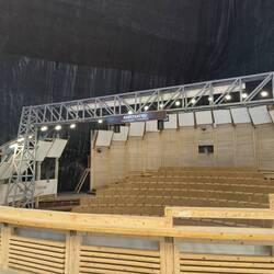 Some people take advantage of the great acoustics and have a concert down here