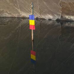 Romanian flags are everywhere