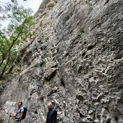 Guide Tudor and a random oldie. Photo was actually of high rock face