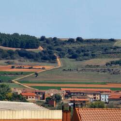 The trail we took into Astorga.