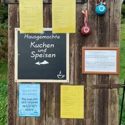 500 m weiter gab's auch Kuchen! 🙄