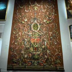 Wall Hanging with Allegory of Music - Guillermo Anglois (cartoonist)