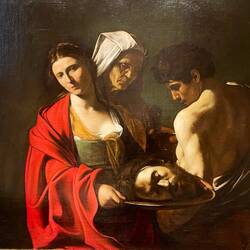 Salome with the Head of John the Baptist by Michelangelo Merisi da Caravaggio (1607)