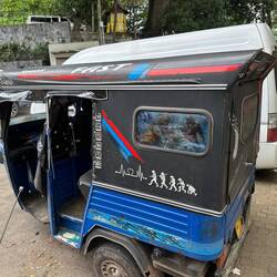 A tuk tuk in Kandy.