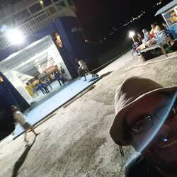 Entering the night ferry from Nias island back to Sumatra