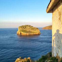Blick auf die Nachbarsinsel.