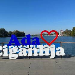 Huge artificial lake, creating much-needed recreational and green space