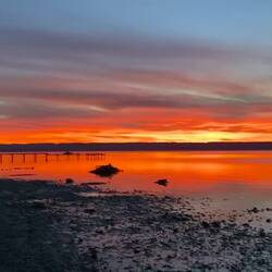 Im Video kann man sehen wie unglaublich dieser Sonnenuntergang war