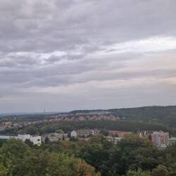 Blick auf die Vorstadt von Prag