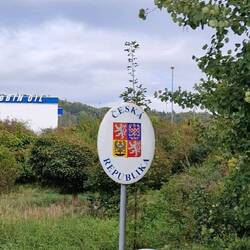 Furt im Wald - Grenzübergang nach Tschechien