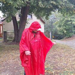 Nach 15 km beginnt der Regen!