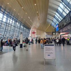 The Central Rail Station in Glasgow