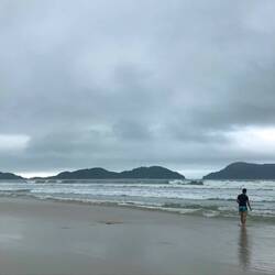 Praia de Juquehy / Blick auf Ilha des Couves São Sebastião