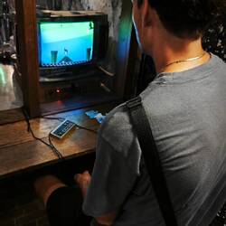 Waiting, to be seated!