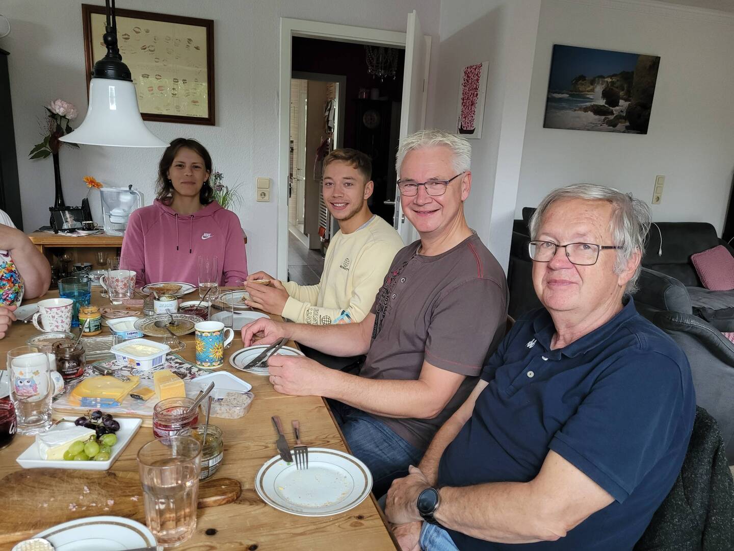 Jojo, Moritz, Bernhard, Manfred